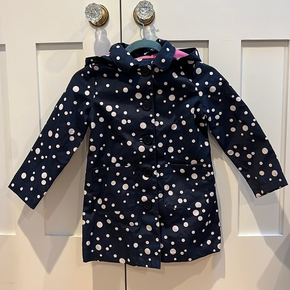 GAP Jackets & Coats Gap Kids Navy Polka Dot Raincoat S 67 Poshmark